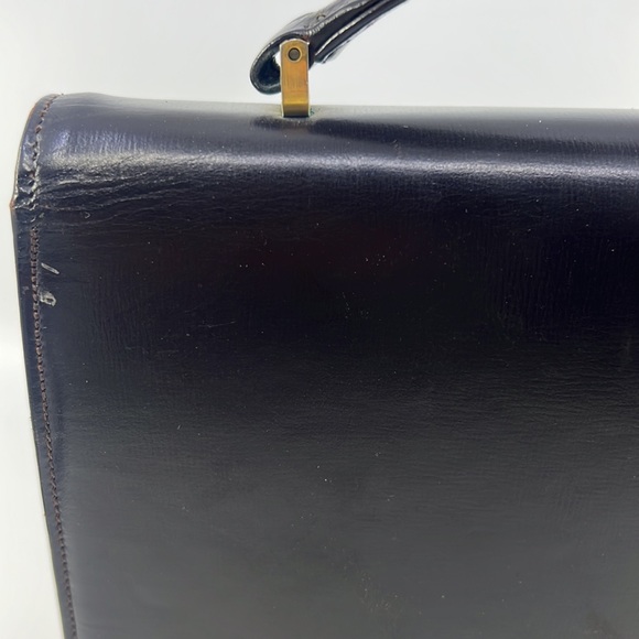 Vintage 1960’s Dark Brown Saks Fifth Avenue Handbag - Picture 9 of 16